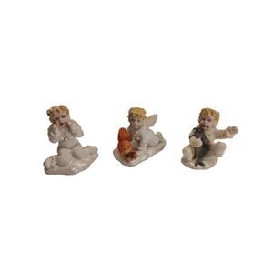 3‎ Vintage Snow Angel Figurines 4"